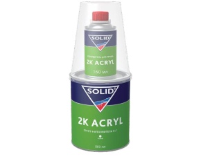 Грунт 2К Acryl SOLID 5+1 белый 0,8л (в компл. с отв. 0,16л)  /12