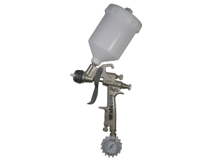 Пистолет окрас. Slim XLIGHT S HVLP  д.1,3 верх. б. 0,68л. Walmec с манометром 833013