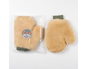 Варежка LERATON бежевая из меха ягненка LAMBSWOOL MITT MW3