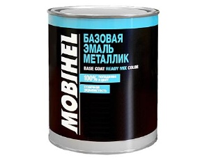 Морано (Газ) Mobihel Базовая эмаль металлик 1л  /в кор.6