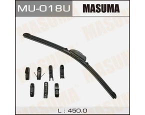 Дворник бескаркасный MASUMA 18" 8 видов креплений 450мм MU-018U/10