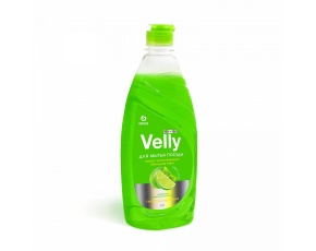 Средство для мытья посуды GraSS "VELLY Premium" лайм и мята 0.5л /16