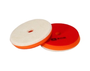 Полировальник A302  WOOL CUTTING PAD 125/135 меховой на поролоне (ворс 7мм)  WPF-125
