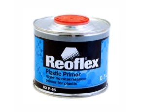 Грунт Reoflex Plastic Primer прозрачный для усиления адгезии 0,5л /в кор.6//960