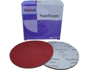 Диск шлиф. Sunmight SUNFOAM S33SF на мягкой основе без отв. Ø150мм Р600 /10//80