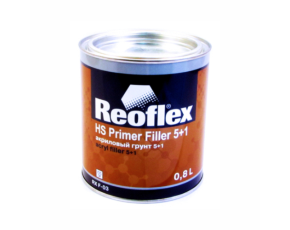 Грунт Reoflex 5+1 2К HS Primer Filler белый 0,8л  БЕЗ ОТВ. (отв.0,16л) /в кор.6//480