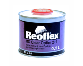 Лак Reoflex Optim MS акриловый  0,5л БЕЗ ОТВ (отв. 0,25л)  /в кор.6