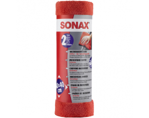 Салфетка SONAX микрофибра для полировки кузова 40х40см 2шт. СТОП ЦЕНА