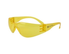 Очки JETASAFETY защитные открытого типа , янтарные линзы Eclipse JSG-8712А