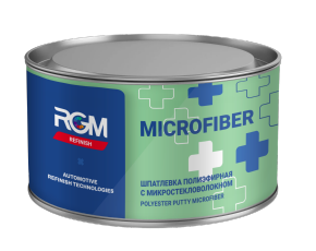 Шпатлевка RGM REFINISH MICRO FIBER PUTTY 2K с микростекловолокном 0,5кг /18