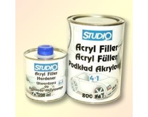 Грунт  Studio 4+1 акриловый серый  0,8л (в комплекте с отв. 0,2л)  /в кор.6 //432