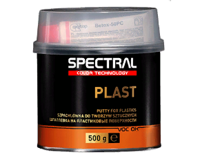 Шпатлевка NOVOL SPECTRAL PLAST для пластика 0,5кг /в кор.6