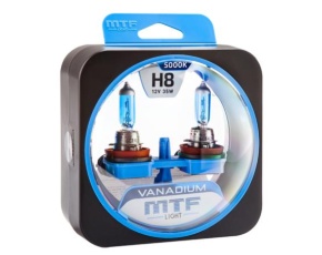 H8 12V 35W Light серия VANADIUM Галогенные автолампы MTF , комп.