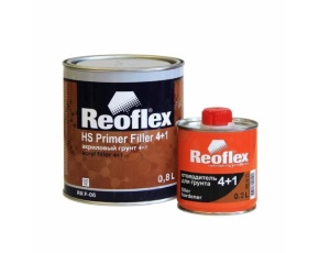 Грунт Reoflex 4+1 2К HS Primer Filler  БЕЛЫЙ  4л  БЕЗ ОТВ. (отв. 1л)  /в кор.6