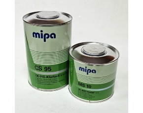 Лак MIPA  CS 95 2K-HS-Klarlack стойкий к царапинам 1л в компл.с отв. HS25 0,5л /в кор.6