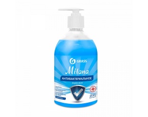Мыло жидкое GraSS "Milana" АНТИБАКТЕРИАЛЬНОЕ ORIGINAL с дозатором 0,5л /15 СТОП ЦЕНА