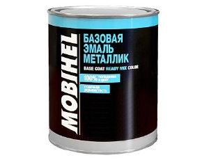 TOYOTA 040 super white - UNI Mobihel Базовая эмаль металлик 1л. /в кор.6