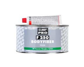 Шпатлевка  Body 250 FIBER со стекловолокном зеленая 1.5кг /6