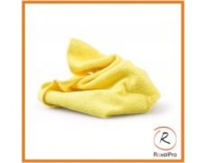 Салфетка RoxelPro MICROSHINE полировальная из микрофибры, 40х40см., жёлтая /5шт