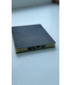 Губка абразивная двухсторонняя EXP Р180 SuperFineFoam (Р320-500) 120x100x12мм