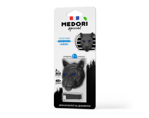 Пантера 3D MEDORI Velvet Kiss меловой на дефлектор /12