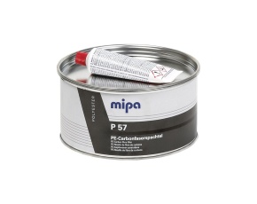 Шпатлевка MIPA P 57 PE-Carbonfaserspachtel КАРБОНОВАЯ с отвердителем 1,8кг /в кор.6