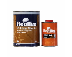 Грунт Reoflex 4+1 2К HS Primer Filler  ЧЕРНЫЙ  4л  БЕЗ ОТВ. (отв.1,0л)  /в кор.6
