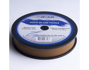 Струна квадратная ICAR арт. IC-SW-44M-C(сталь) сечение 0,6мм х 0,6мм длина 44м