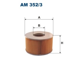 AM3523 Фильтр воздушный am352/3