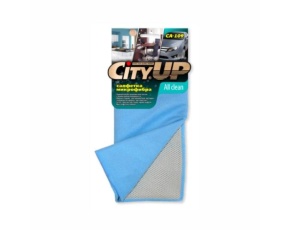 Салфетка City UP  СА-109 2-х стор. микрофибра/сетка  35х40см All Clean /в кор.200*