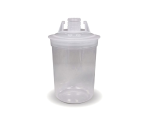 Одноразовый стакан JETAPRO JPPS с крышкой и встроен.ситом 190мк 800мл 596606 /в уп.50