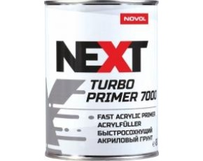 Грунт акриловый Next Turbo Primer 7000  БЫСТРЫЙ белый 0,8л БЕЗ ОТВ. /6