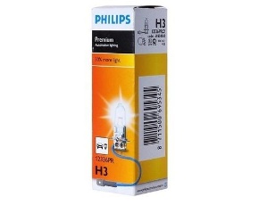 H3 (55) PK22s+30% PREMIUM 12V PHILIPS /10/100 HIT Автолампа