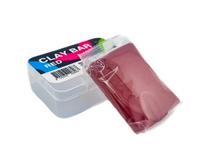 Глина A302 RED CLAY BAR 100г полировальная твердая красная CLAY-R