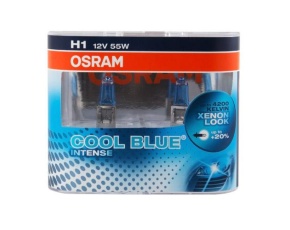 H1 (55) P14.5s+20% COOL BLUE INTENSE (евробокс, 2шт) 12V OSRAM /1/10 Автолампа