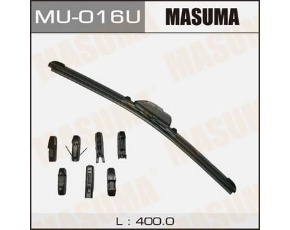 Дворник бескаркасный MASUMA 16" 8 видов креплений 400мм MU-016U/10