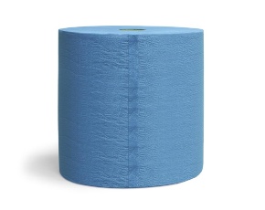 Салфетки двухслойные JetaPRO  очищающие бумажные,34 г/м², 35х38см, синие /рулон 500шт