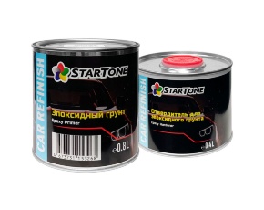 Грунт эпоксидный STARTONE 2К 2:1 0,8л ЧЕРНЫЙ (БЕЗ отверд. 0,4л) /6