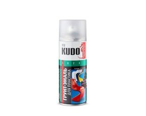 Эмаль KUDO по пластику ГРАФИТ RAL7021 520мл KU-6004 /в кор.12
