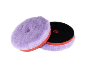 Полировальник A302 PURPLE WOOL PAD RO 130мм шерстяной на поролоне (ворс 23мм) HWPROF-130