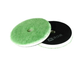 Полировальник A302  GREEN HYBRID WOOL CUTTING PAD 125/135 шерстяной (ворс 8мм) GW-125
