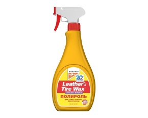 Полироль матовый KANGAROO Leather &amp; Tire Wax Low Gloss  (кож.,рез.,пласт.) 500мл