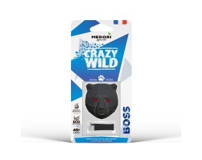 Медведь 3D MEDORI Boss меловой на дефлектор /12