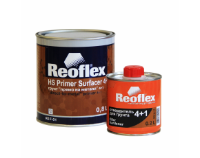 Грунт Reoflex "Прямо-на-металл" HS Primer Surfacer 2К 4+1 БЕЛЫЙ 0,8л БЕЗ ОТВ. (отв. 0,2л)  /6//480