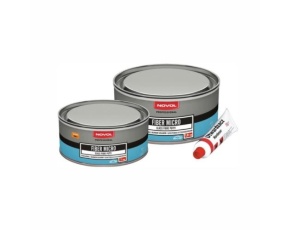 Шпатлевка Novol FIBER MICRO со стекловолокном 0,5кг / 18