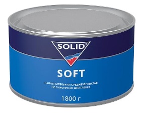 Шпатлевка Soft SOLID среднезернистая  1,8кг  /10