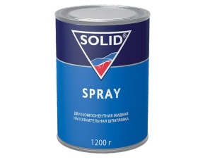 Шпатлевка Spray SOLID жидкая 1.2кг   /9